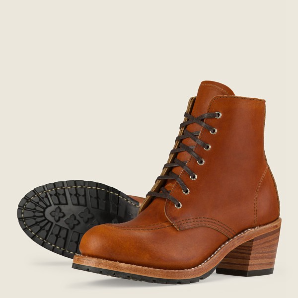 Red Wing Heritage Boots Clara - Heeled Legacy Læder - Brune - Dame 0275-BXFPE